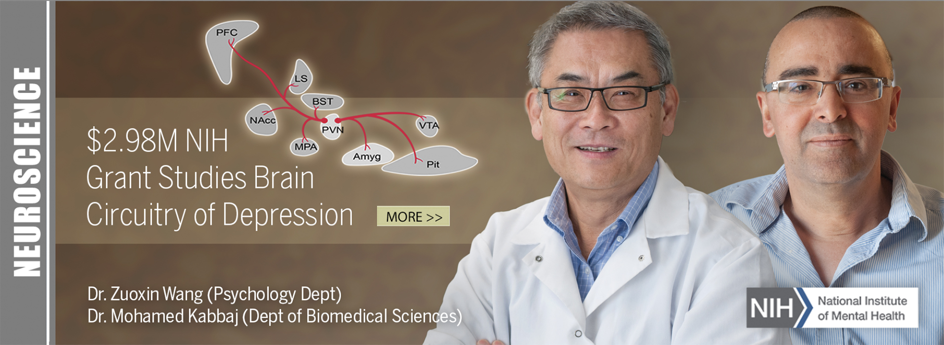 This is a banner showing two scientists featured in the story.