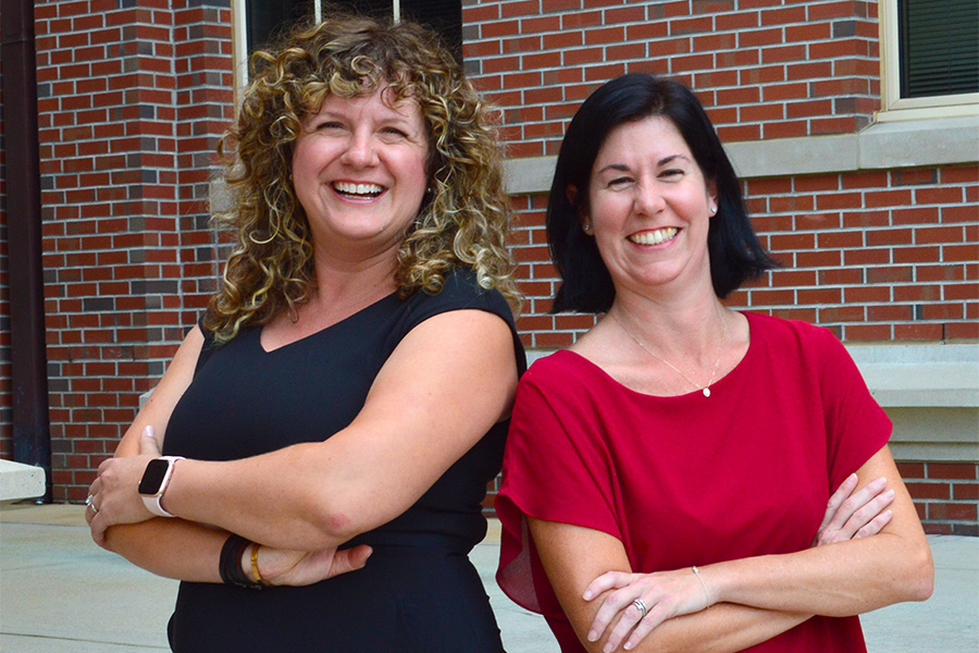 Dr. Sara Hart, W. Russell and Eugenia Morcom Professor of Psychology and Florida Center for Reading Research (FCRR) faculty member, and Dr. Callie Little, research faculty in the Quantitative Methodology and Innovative division of FCRR,